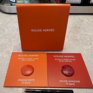 Hermes lipstick samples
